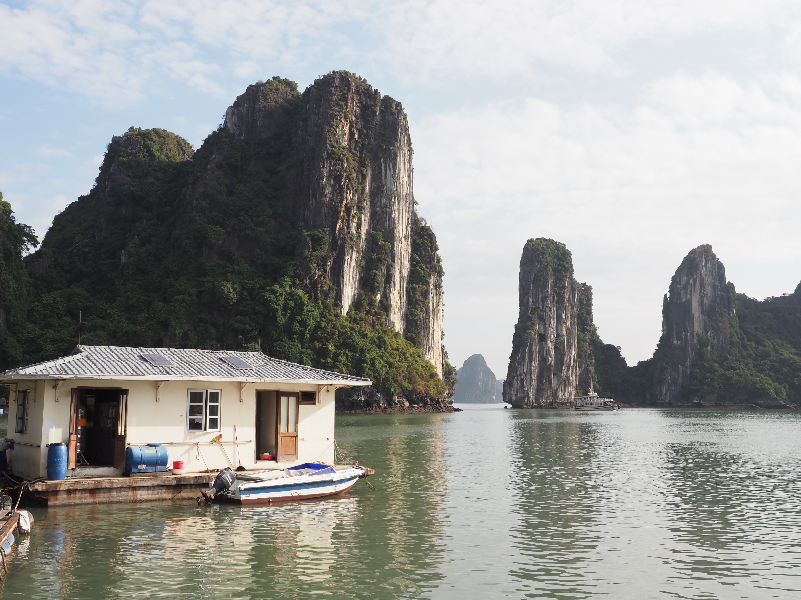 Halong Bay Featuring a House